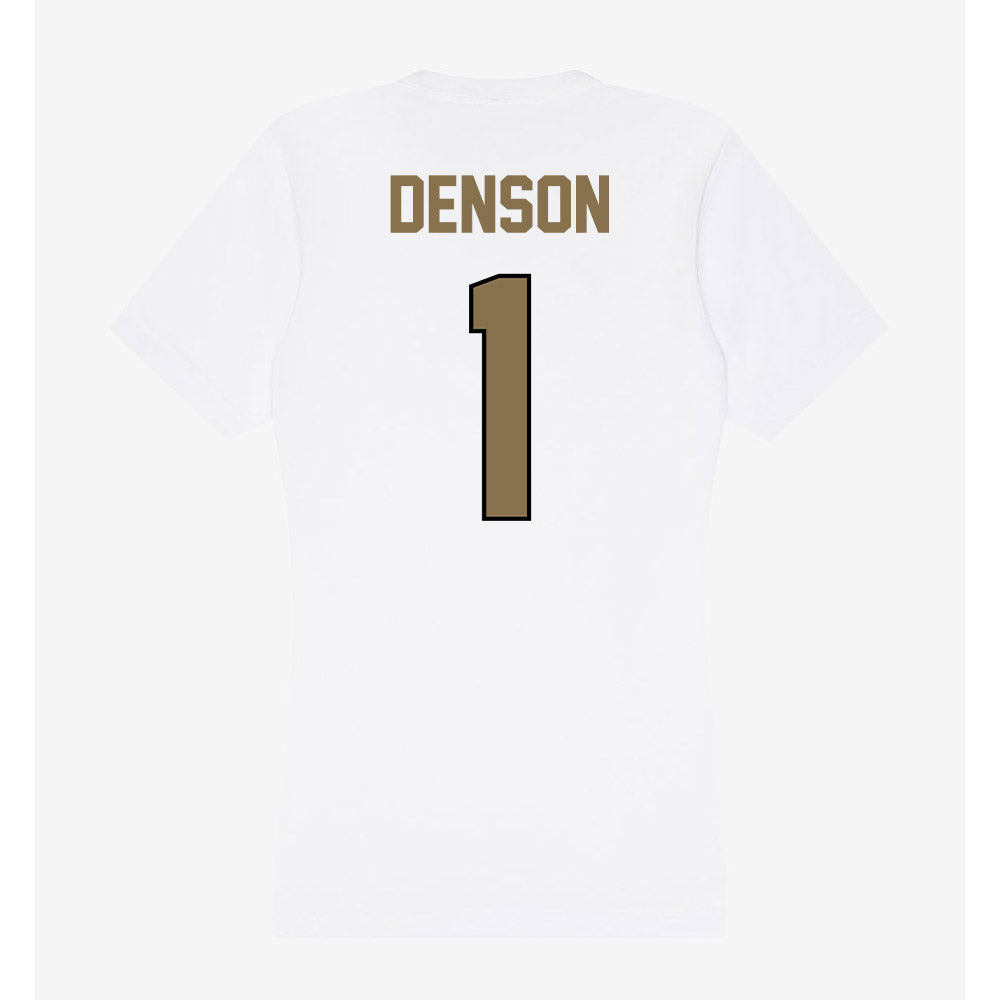 Bryant - NCAA Women's Lacrosse : Sydnee Denson - Women's V-Neck T-Shirt-1