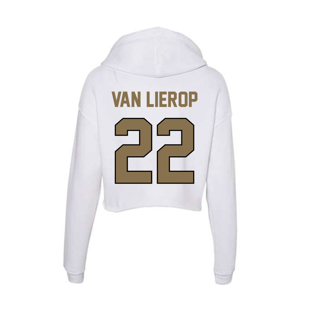 Bryant - NCAA Women's Field Hockey : Maud Van Lierop - Women's Crop Fleece Hoodie-1