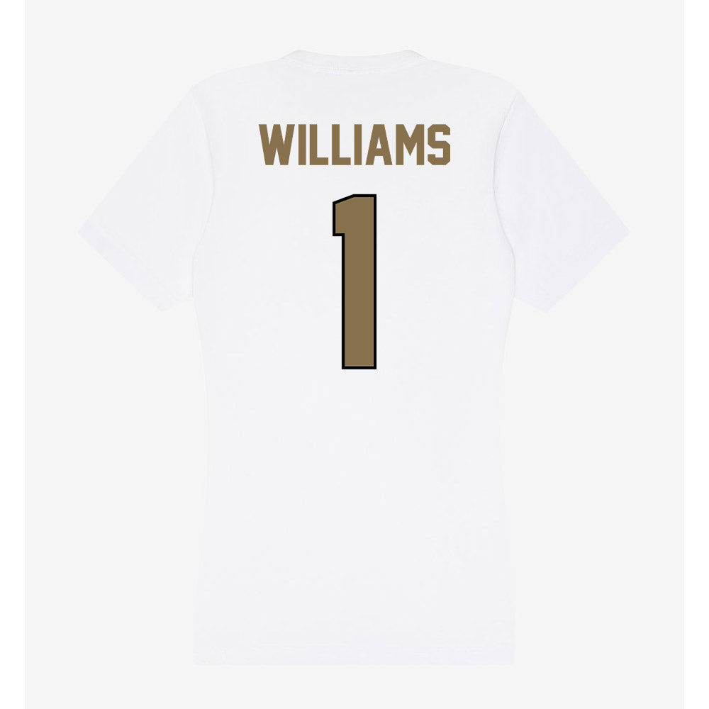 Bryant - NCAA Football : Keylijah Williams - Women's V-Neck T-Shirt-1