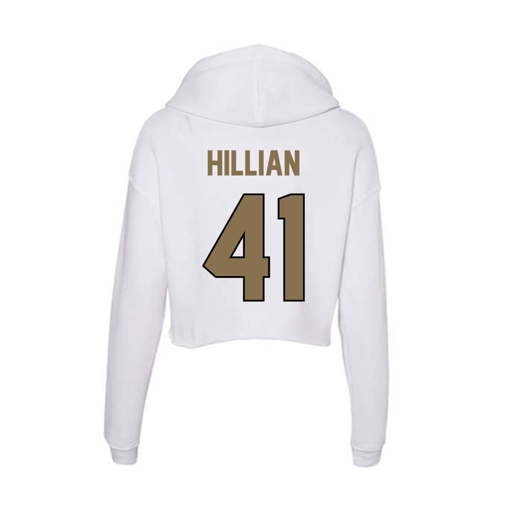 Bryant - NCAA Women's Lacrosse : Kalynn Hillian - Women's Crop Fleece Hoodie-1