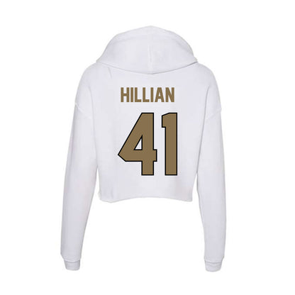 Bryant - NCAA Women's Lacrosse : Kalynn Hillian - Women's Crop Fleece Hoodie-1