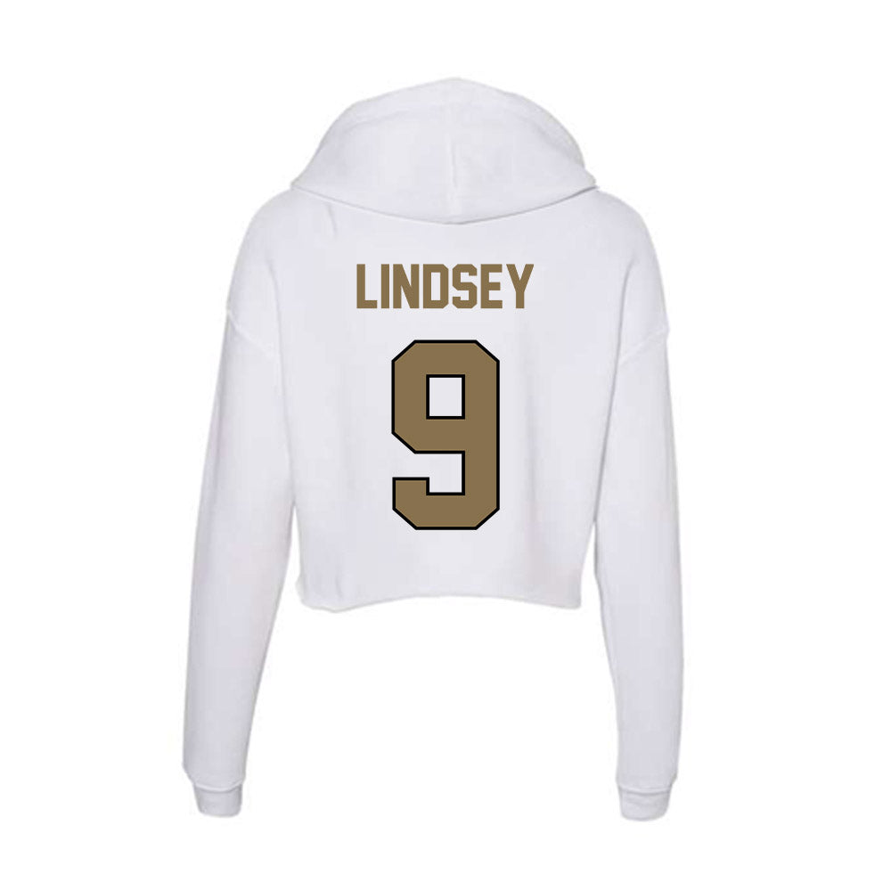 Bryant - NCAA Women's Basketball : Abbey Lindsey - Women's Crop Fleece Hoodie-1