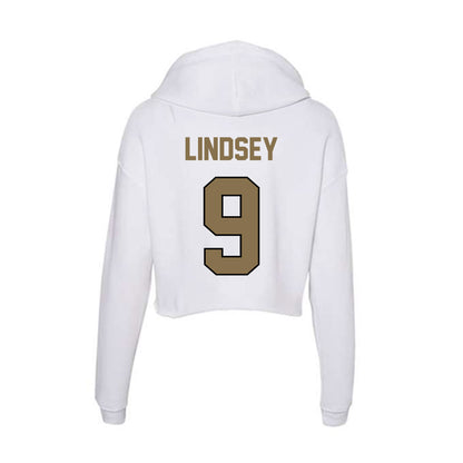 Bryant - NCAA Women's Basketball : Abbey Lindsey - Women's Crop Fleece Hoodie-1