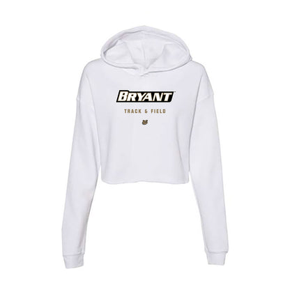Bryant - NCAA Men's Track & Field : Avery Wilson - Women's Crop Fleece Hoodie-0