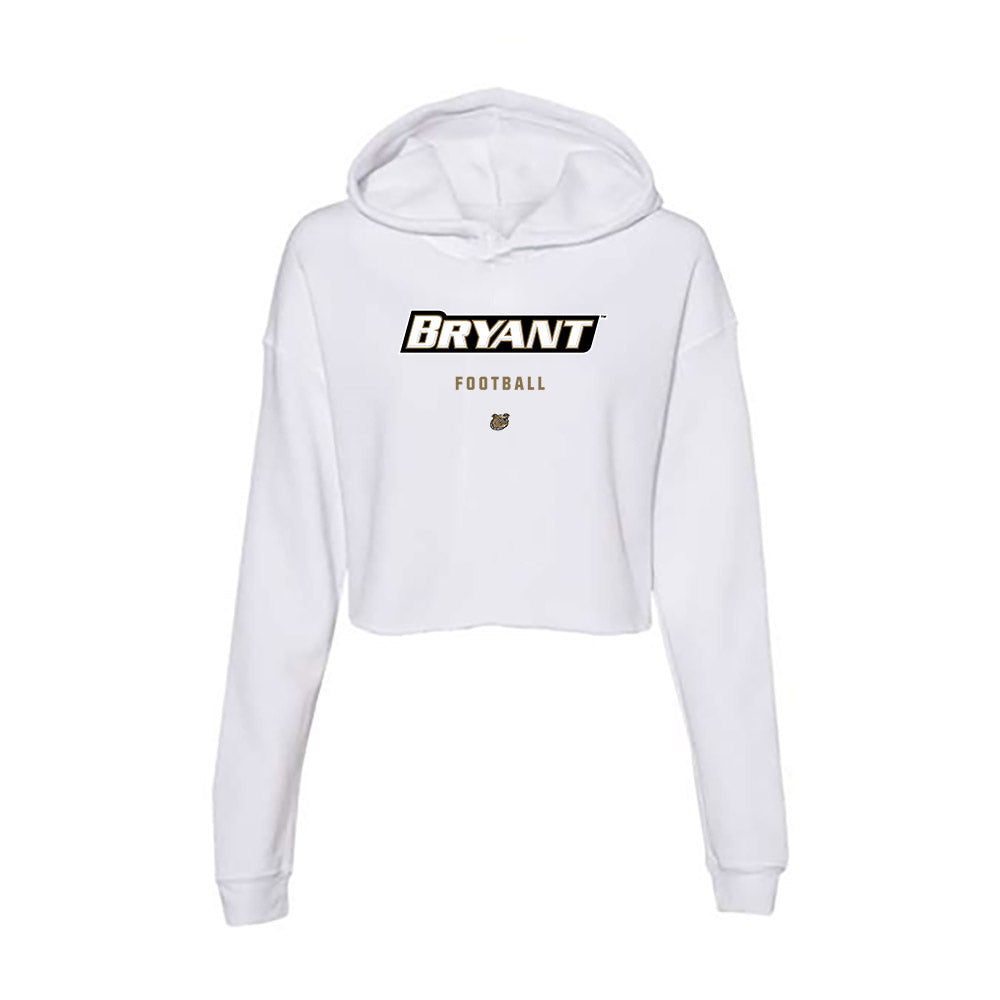 Bryant - NCAA Football : Chevy Shakespeare - Women's Crop Fleece Hooded Sweatshirt-0