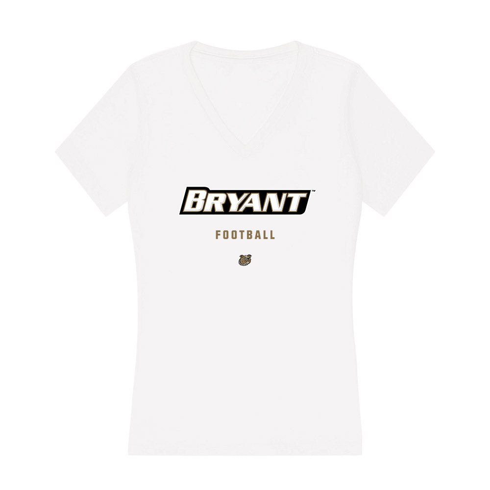 Bryant - NCAA Football : Braxton Bartz - Women's V-Neck T-Shirt-0