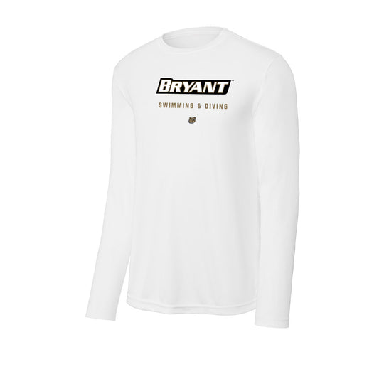 Bryant - NCAA Men's Swimming & Diving : Arthur Newton - Activewear Long Sleeve T-Shirt-0