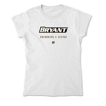 Bryant - NCAA Men's Swimming & Diving : Lincoln Busa - Soft Style Women’s T-Shirt-0