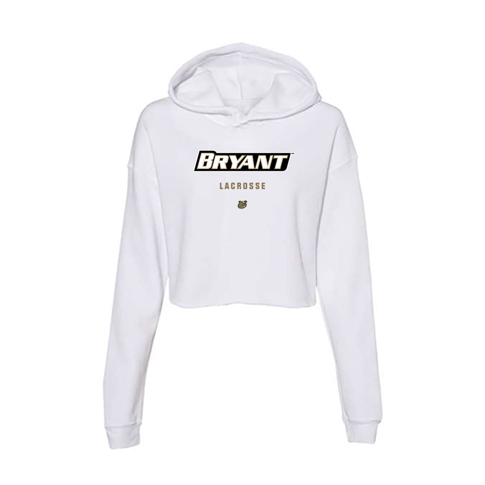 Bryant - NCAA Men's Lacrosse : Jack MCCLOSKEY - Women's Crop Fleece Hoodie-0