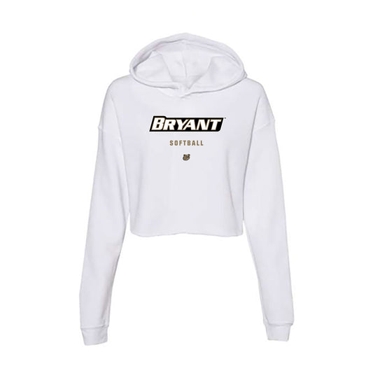Bryant - NCAA Softball : Zoie Krupovich - Women's Crop Fleece Hooded Sweatshirt-0