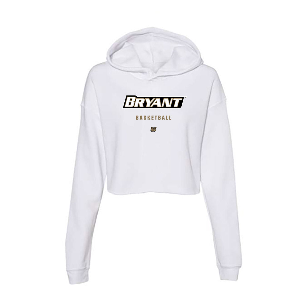 Bryant - NCAA Men's Basketball : Joseph Green - Women's Crop Fleece Hoodie-0