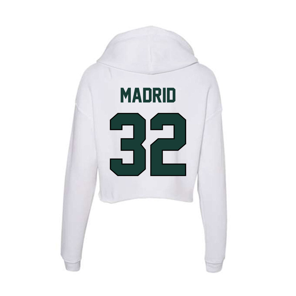 Lake Erie College - NCAA Men's Soccer : Maddox Madrid - Women's Crop Fleece Hoodie-1