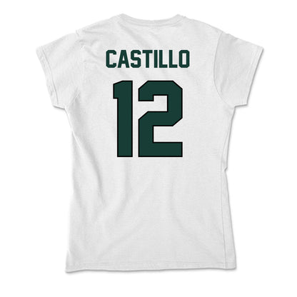 Lake Erie College - NCAA Men's Basketball : Alanas Castillo - Soft Style Women’s T-Shirt-1