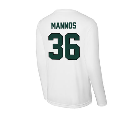 Lake Erie College - NCAA Baseball : Seth Mannos - Activewear Long Sleeve T-Shirt-1