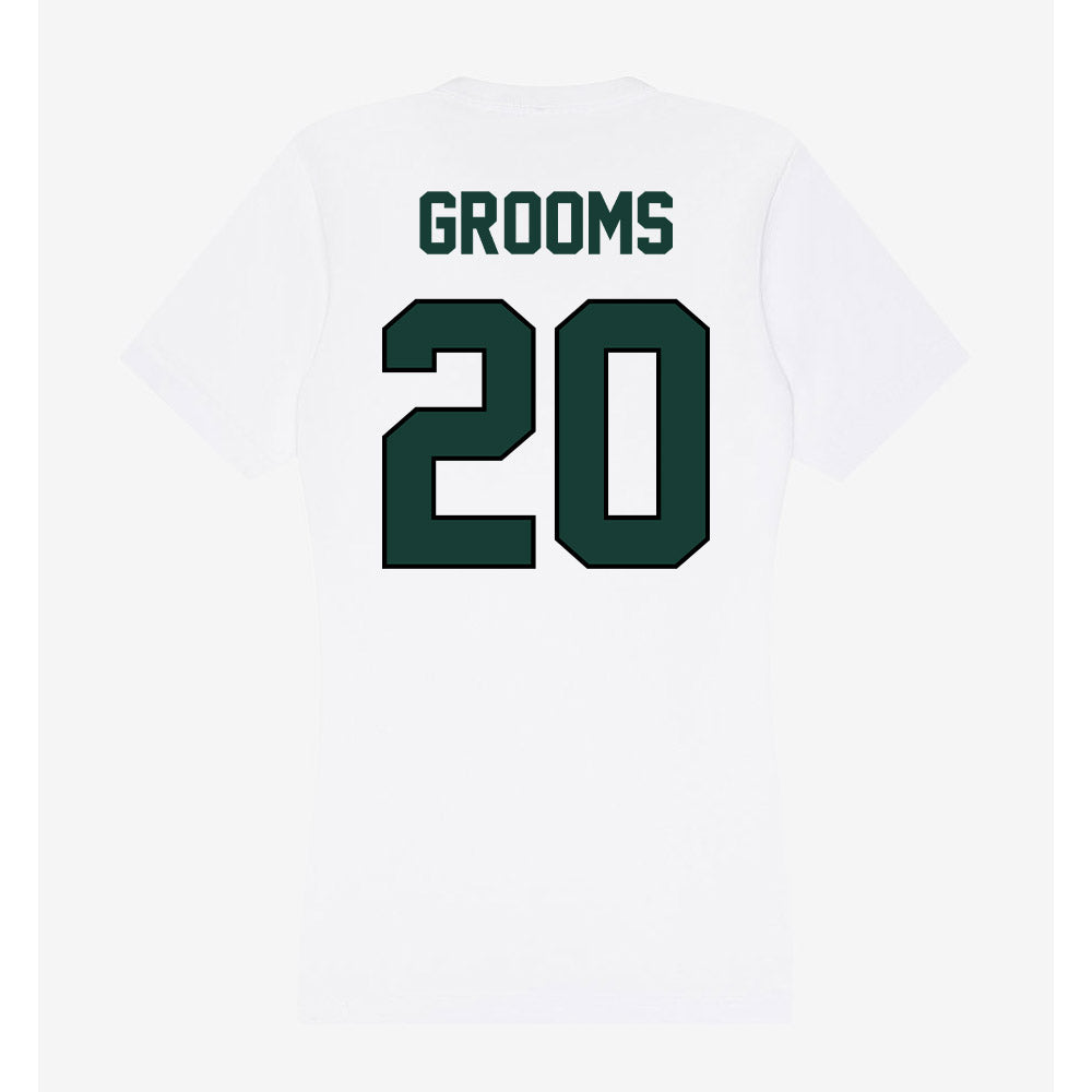 Lake Erie College - NCAA Men's Basketball : Notorious Grooms - Women's V-Neck T-Shirt-1