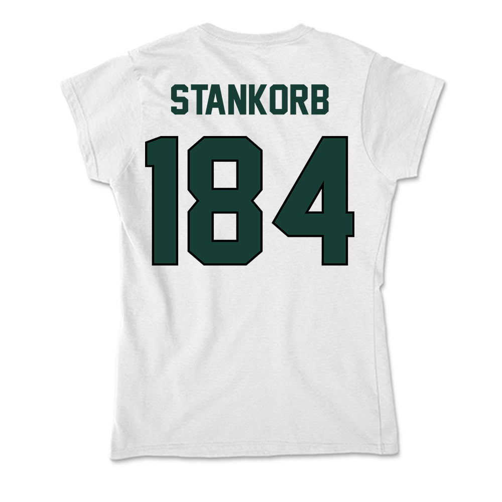 Lake Erie College - NCAA Wrestling : Marky Stankorb - Soft Style Women’s T-Shirt-1