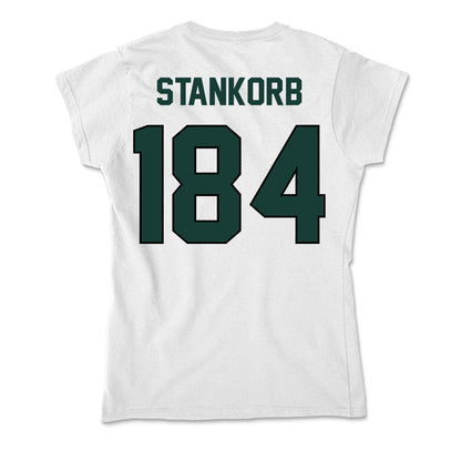 Lake Erie College - NCAA Wrestling : Marky Stankorb - Soft Style Women’s T-Shirt-1