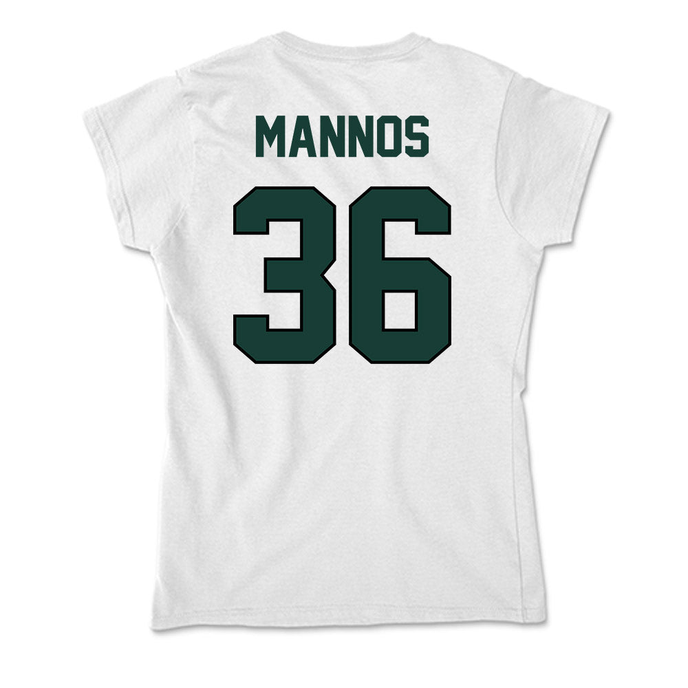 Lake Erie College - NCAA Baseball : Seth Mannos - Soft Style Women’s T-Shirt-1