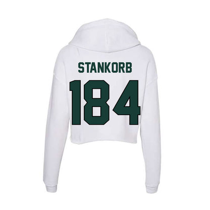 Lake Erie College - NCAA Wrestling : Marky Stankorb - Women's Crop Fleece Hoodie-1