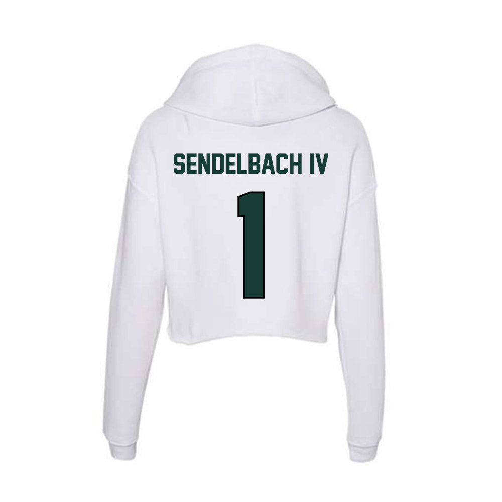 Lake Erie College - NCAA Men's Lacrosse : Joey Sendelbach IV - Women's Crop Fleece Hoodie-1