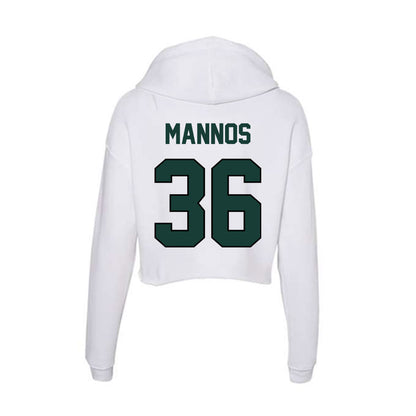 Lake Erie College - NCAA Baseball : Seth Mannos - Women's Crop Fleece Hoodie-1