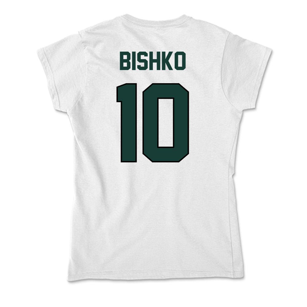Lake Erie College - NCAA Men's Basketball : Trace Bishko - Soft Style Women’s T-Shirt-1