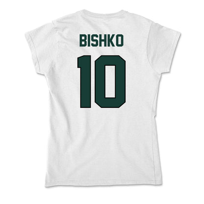 Lake Erie College - NCAA Men's Basketball : Trace Bishko - Soft Style Women’s T-Shirt-1