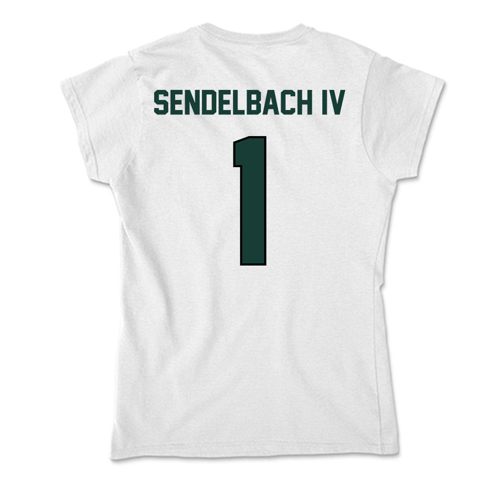 Lake Erie College - NCAA Men's Lacrosse : Joey Sendelbach IV - Soft Style Women’s T-Shirt-1
