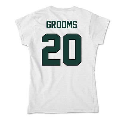 Lake Erie College - NCAA Men's Basketball : Notorious Grooms - Soft Style Women’s T-Shirt-1