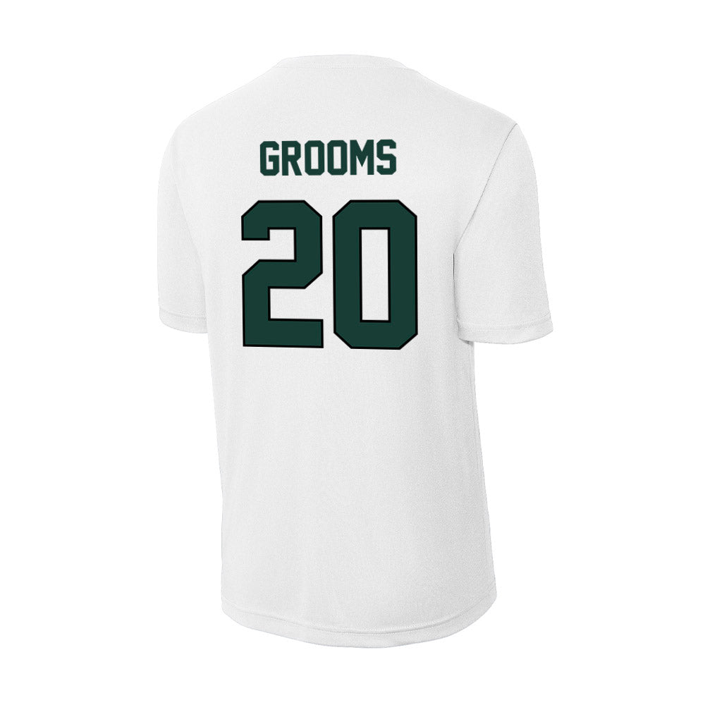 Lake Erie College - NCAA Men's Basketball : Notorious Grooms - Activewear T-Shirt-1