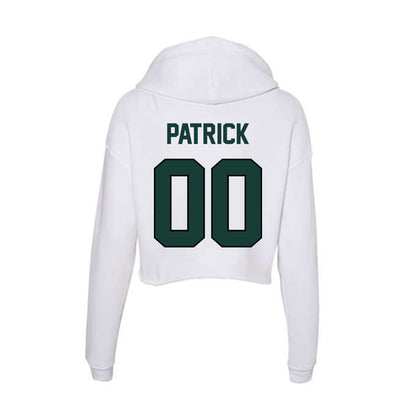 Lake Erie College - NCAA Men's Basketball : Braison Patrick - Women's Crop Fleece Hoodie-1