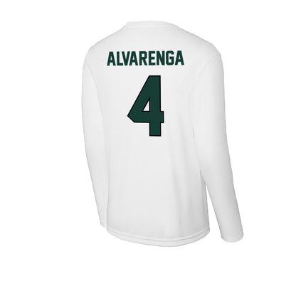 Lake Erie College - NCAA Women's Basketball : Melanie Alvarenga - Activewear Long Sleeve T-Shirt-1