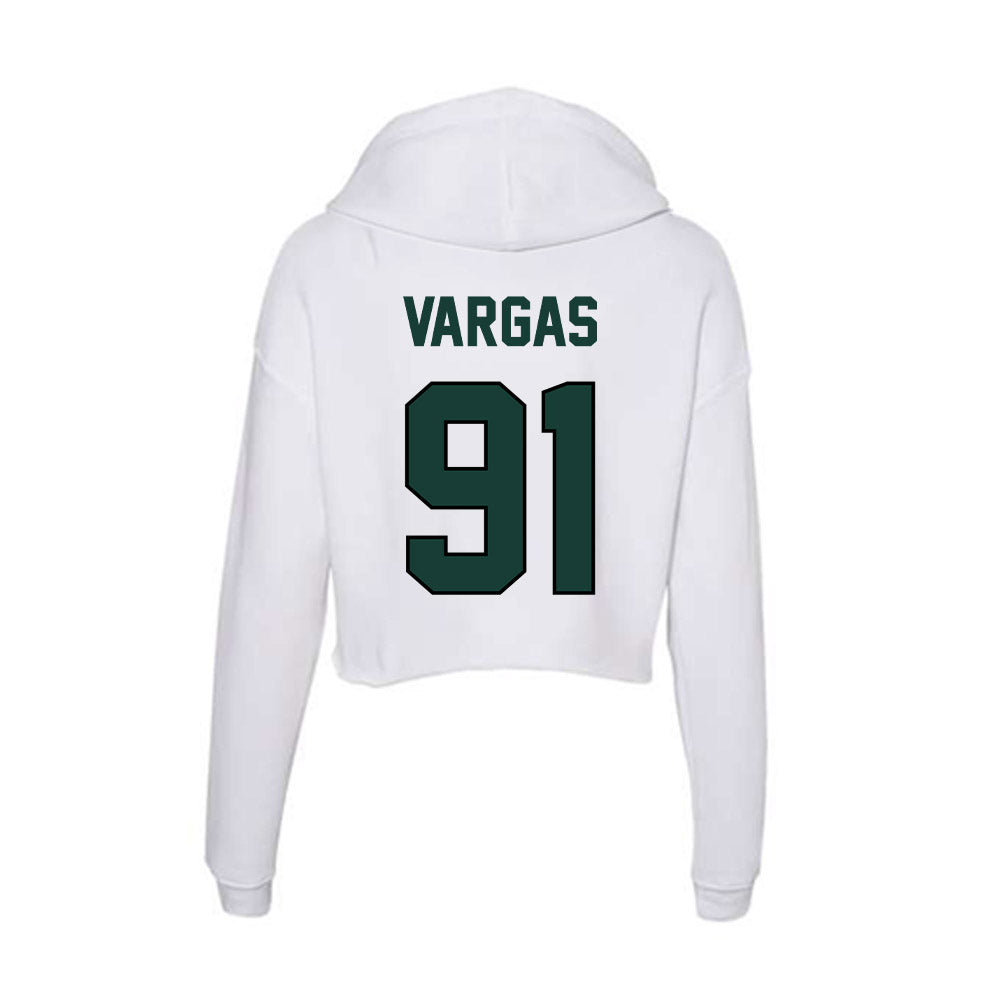Lake Erie College - NCAA Football : Salvatore Vargas - Women's Crop Fleece Hoodie-1