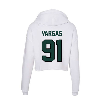 Lake Erie College - NCAA Football : Salvatore Vargas - Women's Crop Fleece Hoodie-1