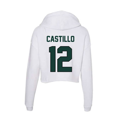 Lake Erie College - NCAA Men's Basketball : Alanas Castillo - Women's Crop Fleece Hoodie-1