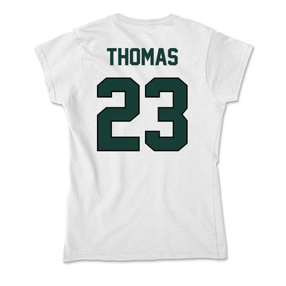 Lake Erie College - NCAA Football : Curtis Thomas - Soft Style Women’s T-Shirt-1