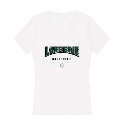 Lake Erie College - NCAA Women's Basketball : Chloe Rumelhart - Women's V-Neck T-Shirt-0