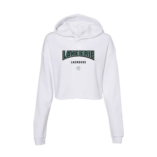 Lake Erie College - NCAA Men's Lacrosse : Sean Gavin - Women's Crop Fleece Hoodie-0