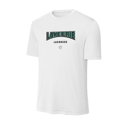 Lake Erie College - NCAA Men's Lacrosse : James Stevens - Activewear T-Shirt-0