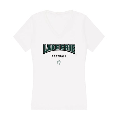 Lake Erie College - NCAA Football : Dylan Jenkins - Women's V-Neck T-Shirt-0