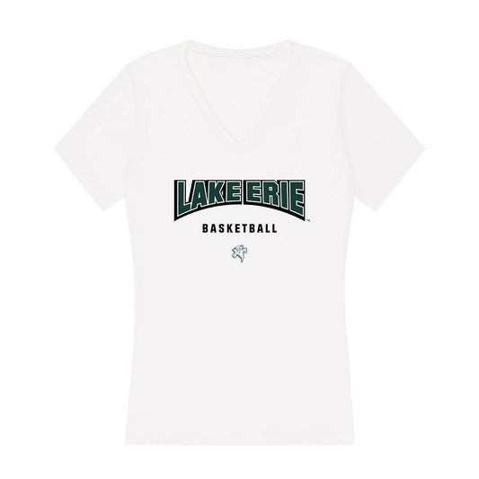 Lake Erie College - NCAA Men's Basketball : Alphonso Ward II - Women's V-Neck T-Shirt-0