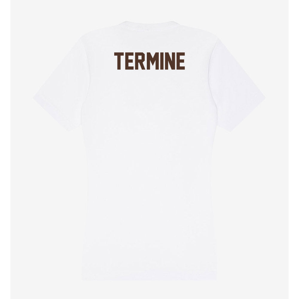 St. Bonaventure - NCAA Men's Swimming & Diving : Luigi Termine - Women's V-Neck T-Shirt-1