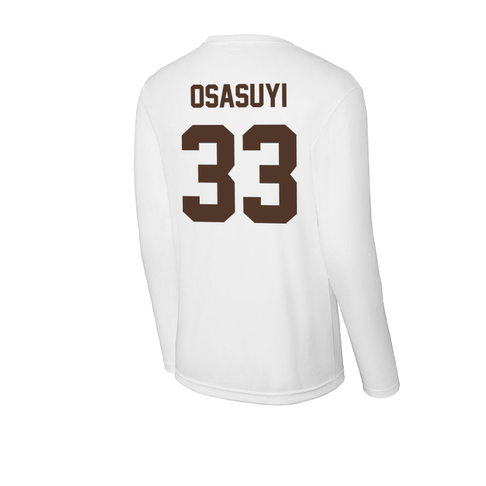 St. Bonaventure - NCAA Men's Basketball : Andrew Osasuyi - Activewear Long Sleeve T-Shirt-1