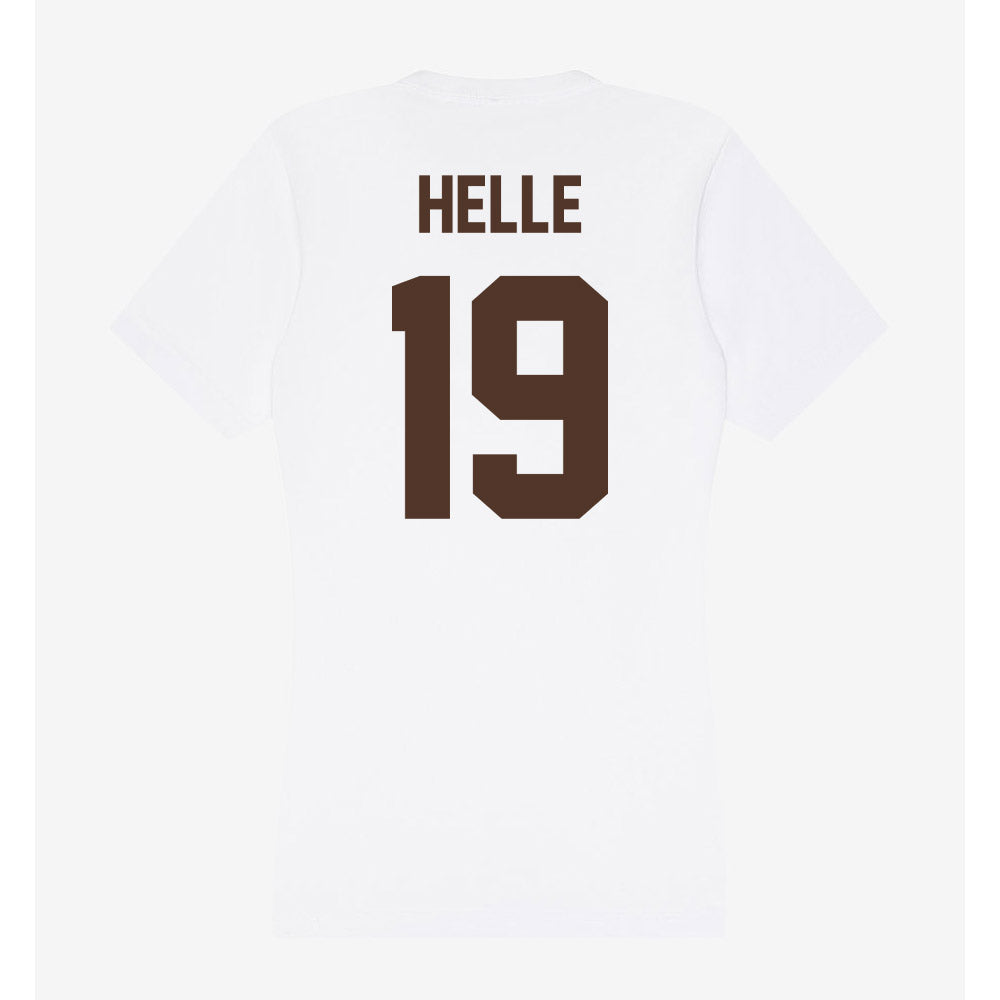 St. Bonaventure - NCAA Men's Soccer : Daniel Helle - Women's V-Neck T-Shirt-1