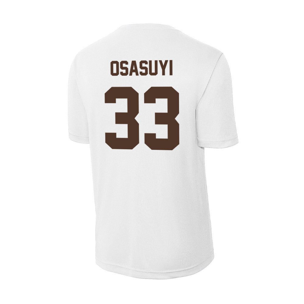 St. Bonaventure - NCAA Men's Basketball : Andrew Osasuyi - Activewear T-Shirt-1