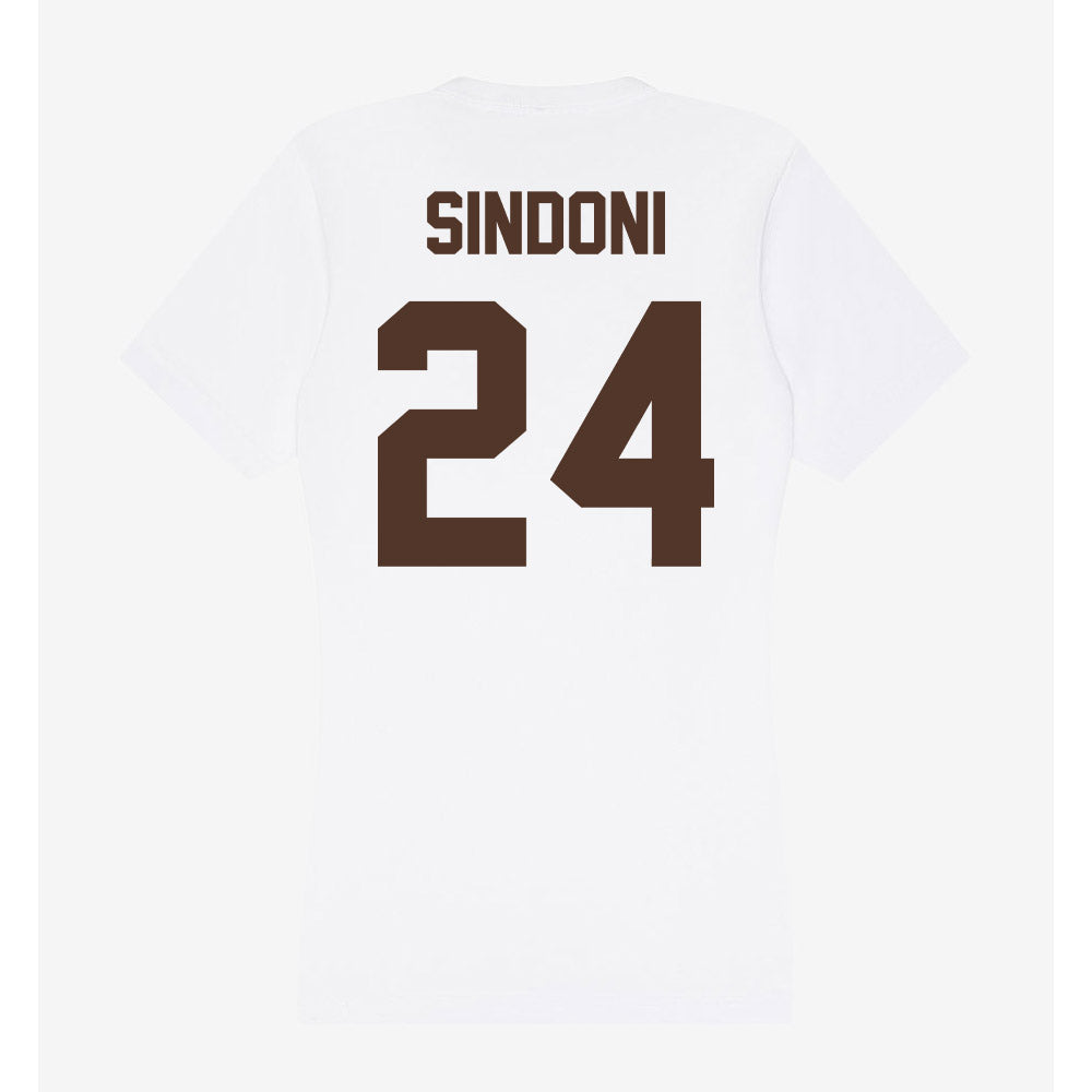 St. Bonaventure - NCAA Men's Lacrosse : Nino Sindoni - Women's V-Neck T-Shirt-1