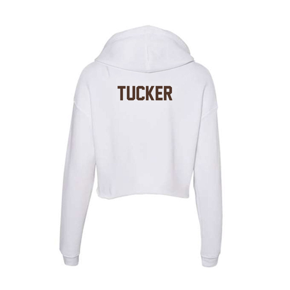 St. Bonaventure - NCAA Men's Swimming & Diving : Maxwell Tucker - Women's Crop Fleece Hoodie-1