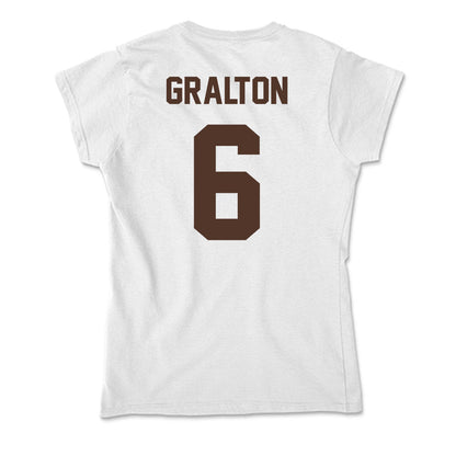 St. Bonaventure - NCAA Women's Basketball : Lola Gralton - Soft Style Women’s T-Shirt-1
