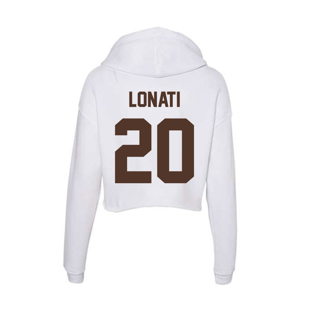 St. Bonaventure - NCAA Men's Basketball : Achille Lonati - Women's Crop Fleece Hoodie-1