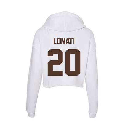St. Bonaventure - NCAA Men's Basketball : Achille Lonati - Women's Crop Fleece Hoodie-1